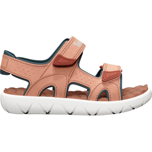 Timberland Kids' Perkins Row 2-Strap Sandal Light Orange 28, Light Orange