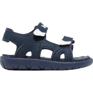 Timberland Kids' Perkins Row 2-Strap Sandal Black Iris 24, Navy