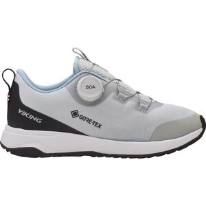 Viking Kids' Elevate Low F Gore-Tex Boa Light Grey 32, Light Grey