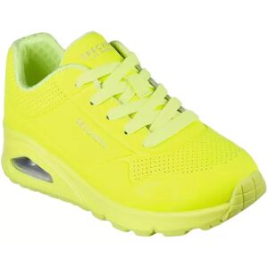 Skechers Girls UNO GEN1 Neon Glow 310525L NYEL NEON 33