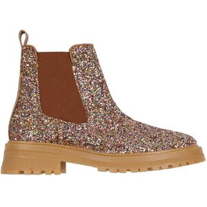 Angulus Støvler - Chelsea - Multi Glitter/tan/cognac - Angulus - 31 - Støvler