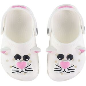 Crocs Sandaler - Classic Iam Cat Clog T - Hvid/pink - Crocs - 23/24 - Sandal