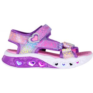 Skechers Sandaler M. Lys - Flutter Hearts - Lavender/multi - Skechers - 28 - Sandal