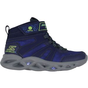 Skechers Vinterstøvler M. Lys - Twisted Brights - Navy Lime - Skechers - 31 - Vinterstøvle