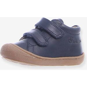 Botines para bebé Cocoon Velcro NATURINO® Primeros Pasos azul oscuro liso