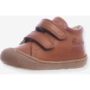 Botines para bebé Cocoon Velcro NATURINO® Primeros Pasos marron claro liso