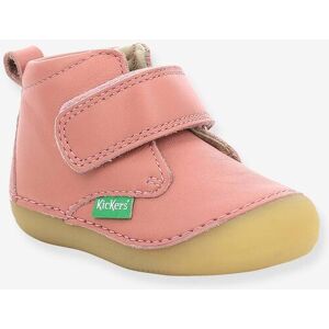 Botines de piel para bebé Sabio KICKERS® Primeros Pasos rosa medio liso