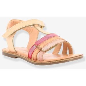 Sandalias de piel Diamanto Diva KICKERS® rosa claro liso