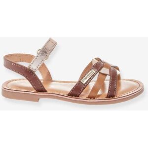 Sandalias infantiles de piel LES TROPEZIENNES® PAR M. BELARBI Badalia beige estampado