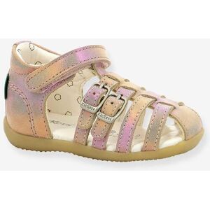 Sandalias infantiles de piel KICKERS® Bigckro rosa