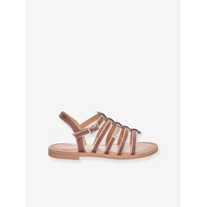 Sandalias infantiles de piel LES TROPEZIENNES® PAR M. BELARBI Monzar beige