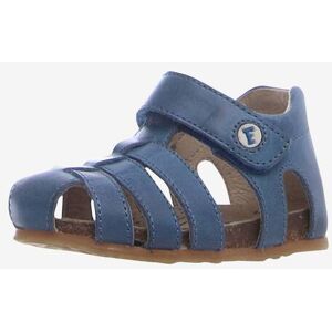 Sandalias Falcotto NATURINO® primeros pasos, para bebé azul medio liso