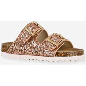 Sandalias con purpurina y lunares COLORS OF CALIFORNIA infantiles beige dorado