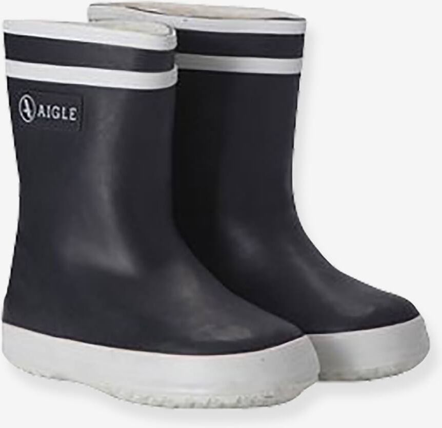 Botas de agua para bebé Baby Flac Fur AIGLE® azul oscuro liso