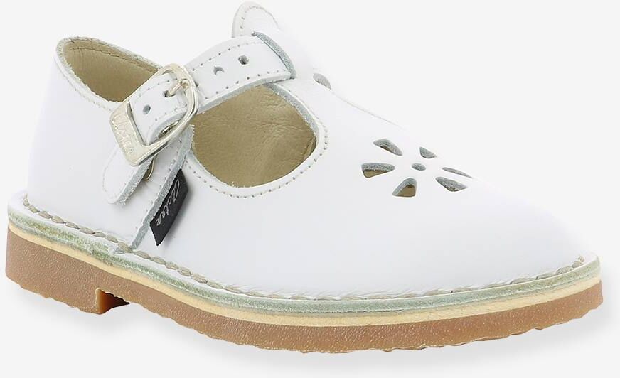 Sandalias de piel Dingo ASTER® blanco claro liso