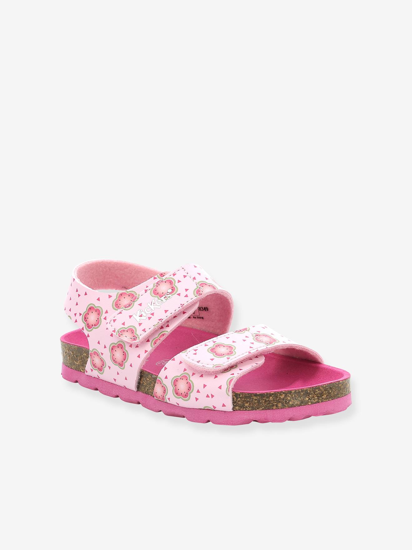 Sandalias Summerkro Summerkick KICKERS® rosa claro estampado