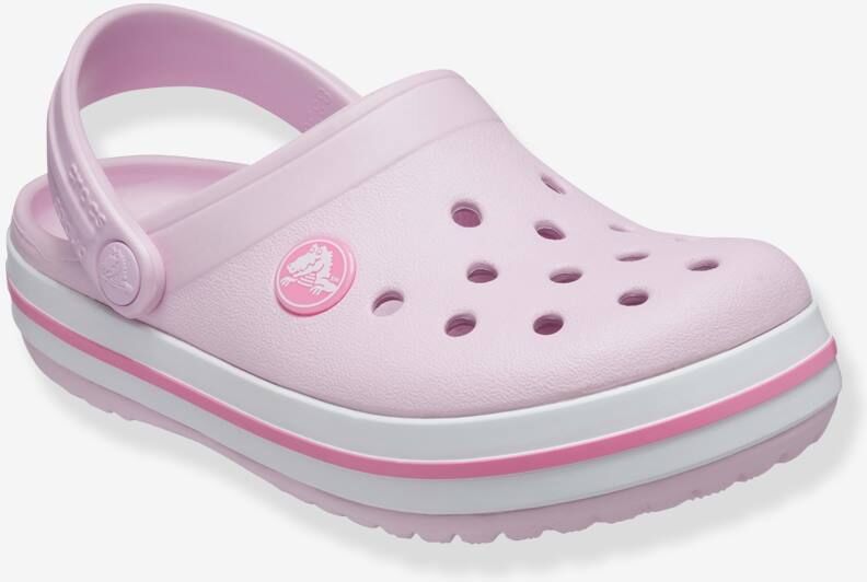 Zuecos bebé Crocband Clog T CROCS™ rosa claro liso