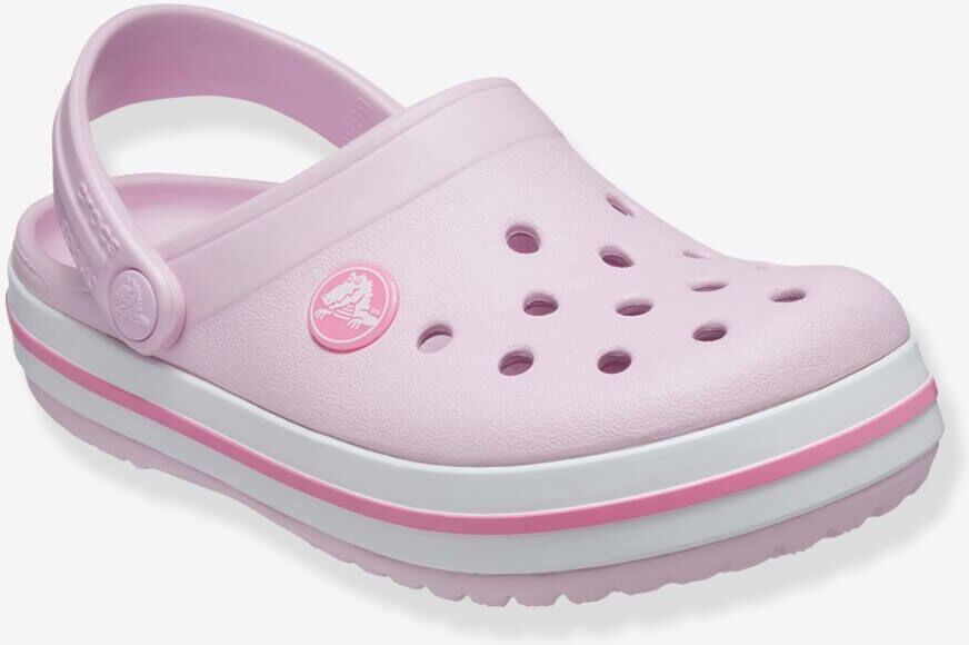 Zuecos Crocband Clog K CROCS™ para niño/a rosa claro liso