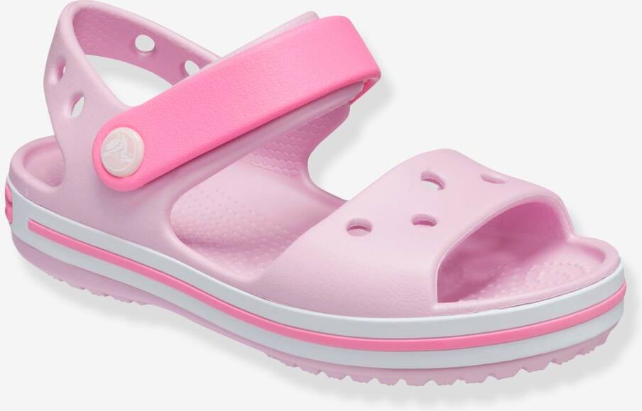 Zuecos Crocband Sandal Kids CROCS™ para niño/a rosa claro liso