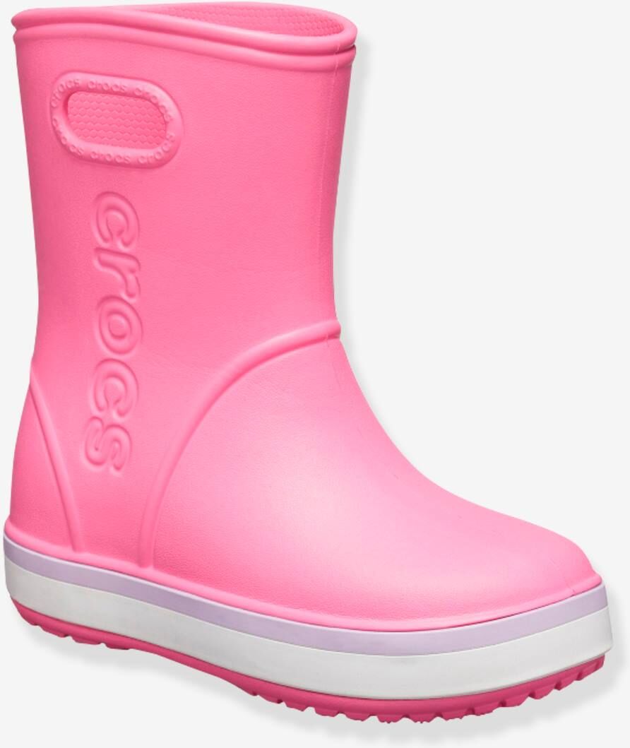 Botas de agua Crocband Rain Boot K CROCS™ para niño/a rosa claro liso