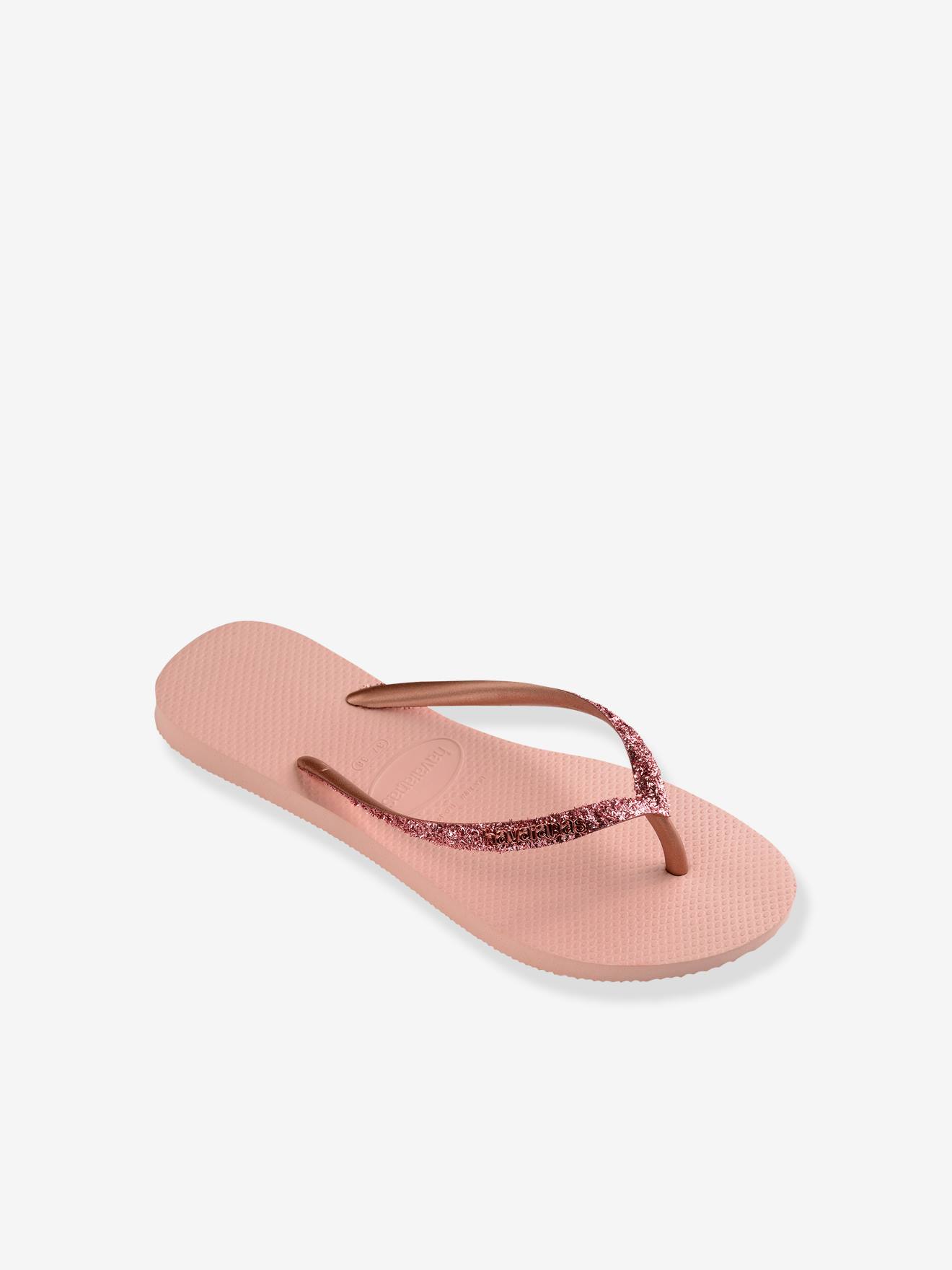 Chanclas infantiles Slim Glitter II HAVAIANAS rosa