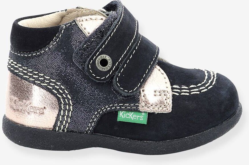 Botines Babyscratch KICKERS® Primeros Pasos, bebé azul marino