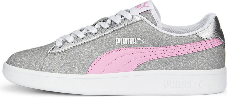 Puma smas v2 glitz glam zapatilla moda niño Gris (3)