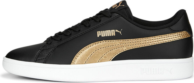 Puma smash v2 metallics zapatilla moda niño Negro (38)