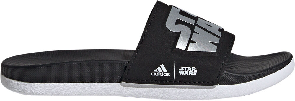 Adidas adilette comfort star wars chanclas niño Negro (6)