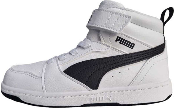 Puma rebound v6 mid ac zapatilla multideporte bebe Blanco (20)