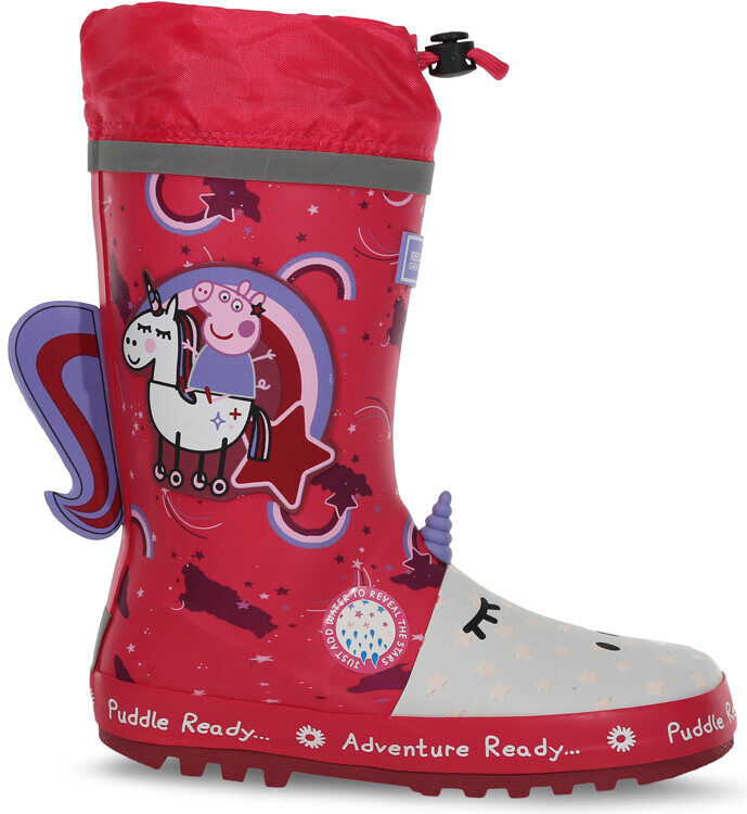 Regatta peppasplash welly bota agua niño Rosa (30)