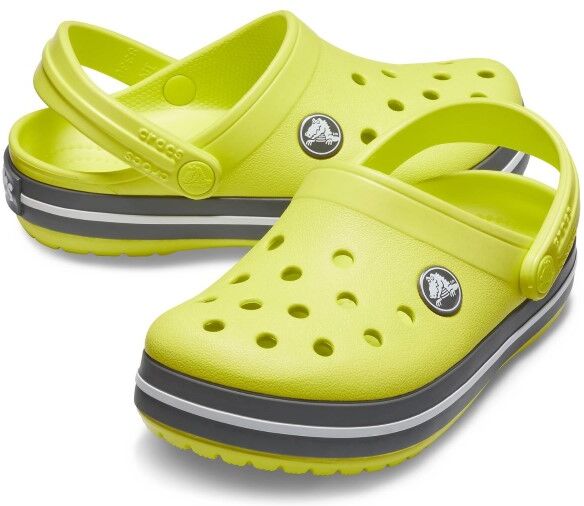 Crocs Crocband Clog Kids - Lemon  - Size: 204537 - Color: Sitruuna