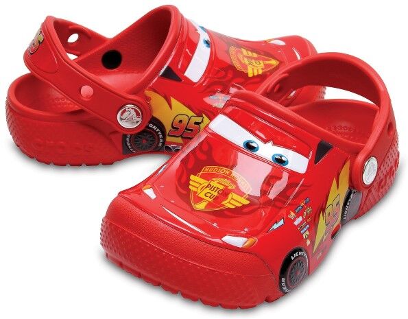 Crocs Kids Fun Lab Cars Clog - Red  - Size: 204116 - Color: punainen