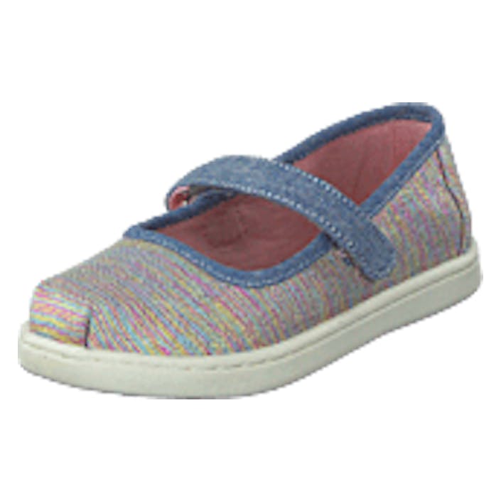Toms Mary Jane Tiny Pink Multi Twill Glimmer, Shoes, violetti, EU 28,5