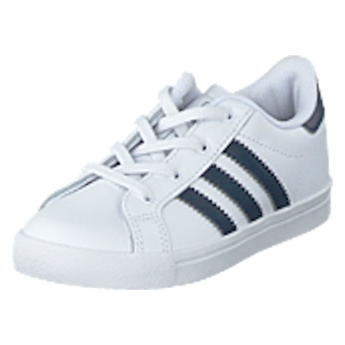 Adidas Originals Coast Star El I Ftwr White/collegiate Navy/ftw, Shoes, valkoinen, EU 26