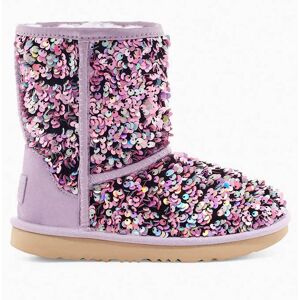 Ugg - Boots fourrées Laine à Sequins Classic II Stellar rose/multicolore Rosemulticolore - Publicité