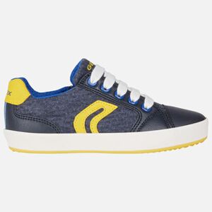 Geox - Sneakers Gisli bleu/jaune Bleujaune - Publicité