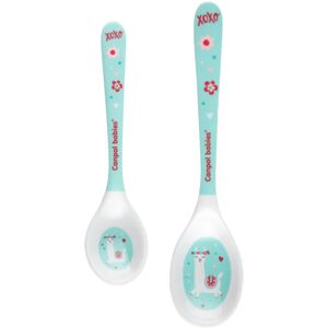 canpol babies Exotic Animals Spoon petite cuillère Turquoise 2 pcs