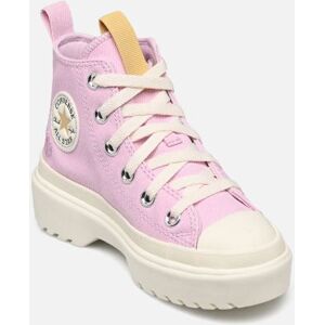 Chuck Taylor All Star Lugged Lift Canvas Hi C par Converse Rose 28 Enfant - Publicité