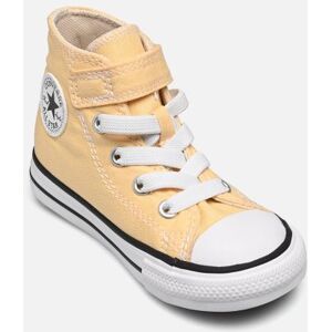 Chuck Taylor All Star 1V Canvas Seasonal Color Hi I par Converse Jaune 22 Enfant - Publicité