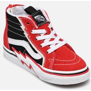 TD SK8-Hi Zip Bolt par Vans Rouge 21 Enfant - Publicité