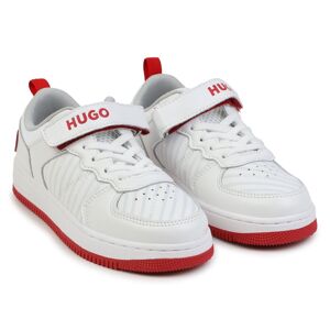 HUGO Baskets à lacets GARCON 27 Blanc - Publicité