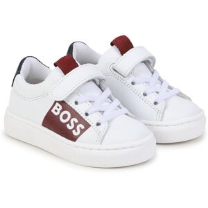 Boss Baskets avec lacets et scratch GARCON 23 Blanc - Publicité