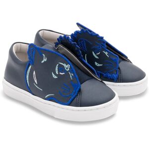 Kenzo KIDS Baskets élastiquées en cuir GARCON 23 Bleu - Publicité