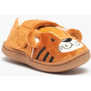 Chaussons garçon en forme de tigre fermeture scratch - 29/30 - orange - GEMO orange - Publicité