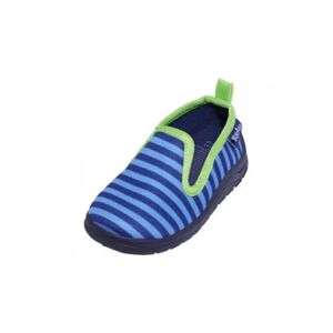 GENERIQUE pantoufles rayées bleu junior / vert taille 24/25 - Publicité
