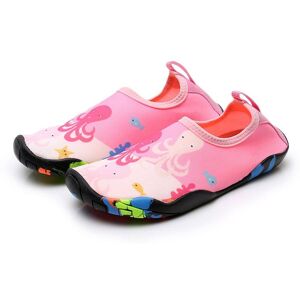 Pink Octopus Size 23-24 -Chaussures Pieds Nus Enfants Natation Pantoufles Baskets Pour Garçon Fille Enfants Chaussures De Plage Chau - Publicité