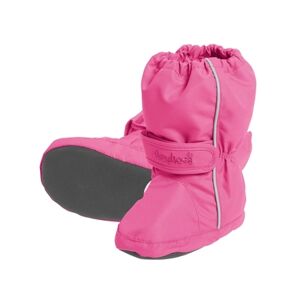 Playshoes Chaussons de pluie enfant scratch thermoactifs, rose