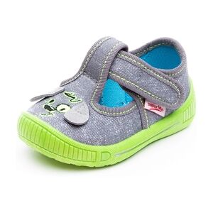 superfit Chaussons enfant scratch Bully gris