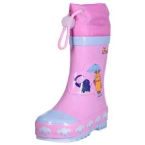 Playshoes Bottes enfant La souris et éléphant caoutchouc rose 26/27